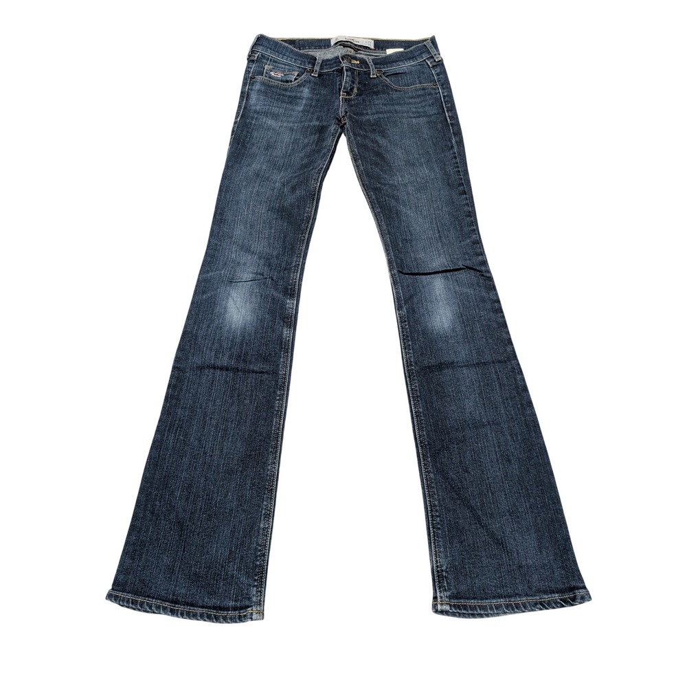 Hollister Jeans Women 1R 25x33 Dark Wash So Cal Stretch Low Rise Bootcut Denim